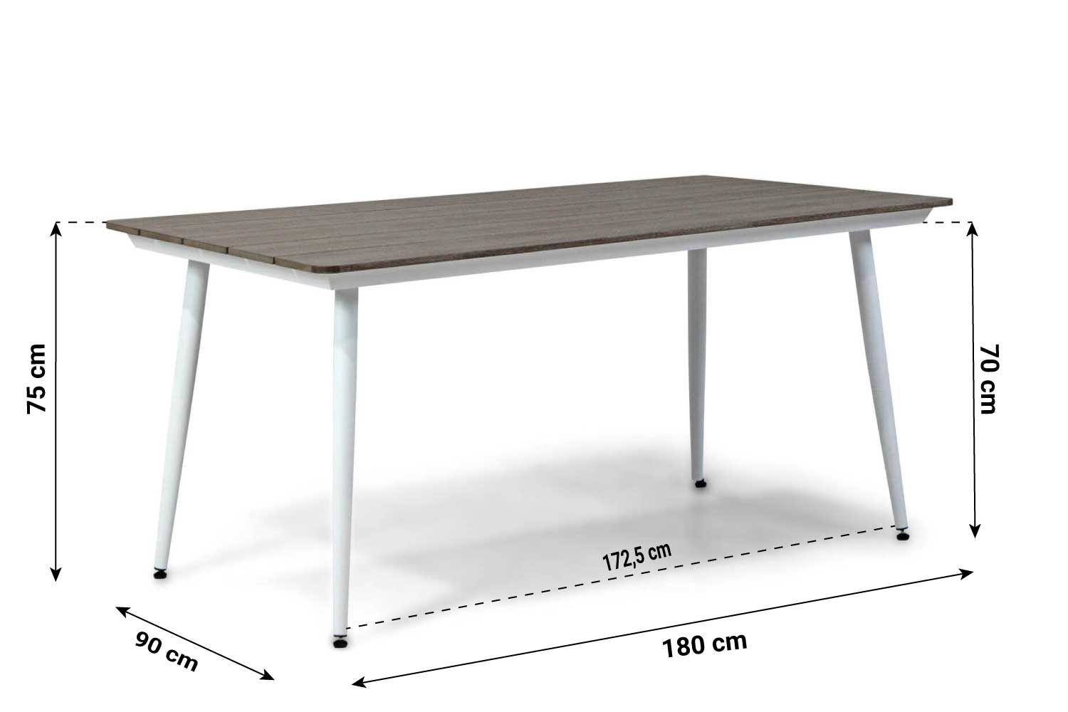Hartman Sophie studio/Yala 180 cm dining tuinset 5-delig thumbnail