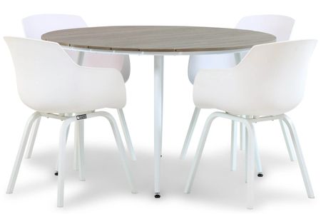 Lifestyle Salina/Yala 125 cm dining tuinset 5-delig