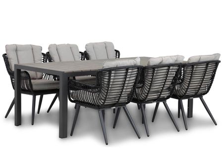 Coco Azzano/Young 217 cm dining tuinset 7-delig