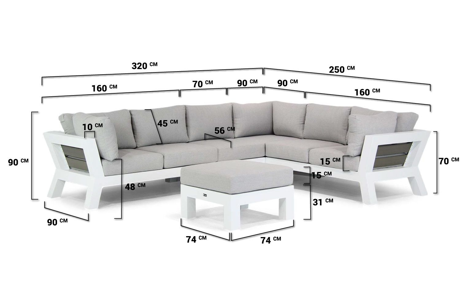 Santika Yovita loungeset 5-delig