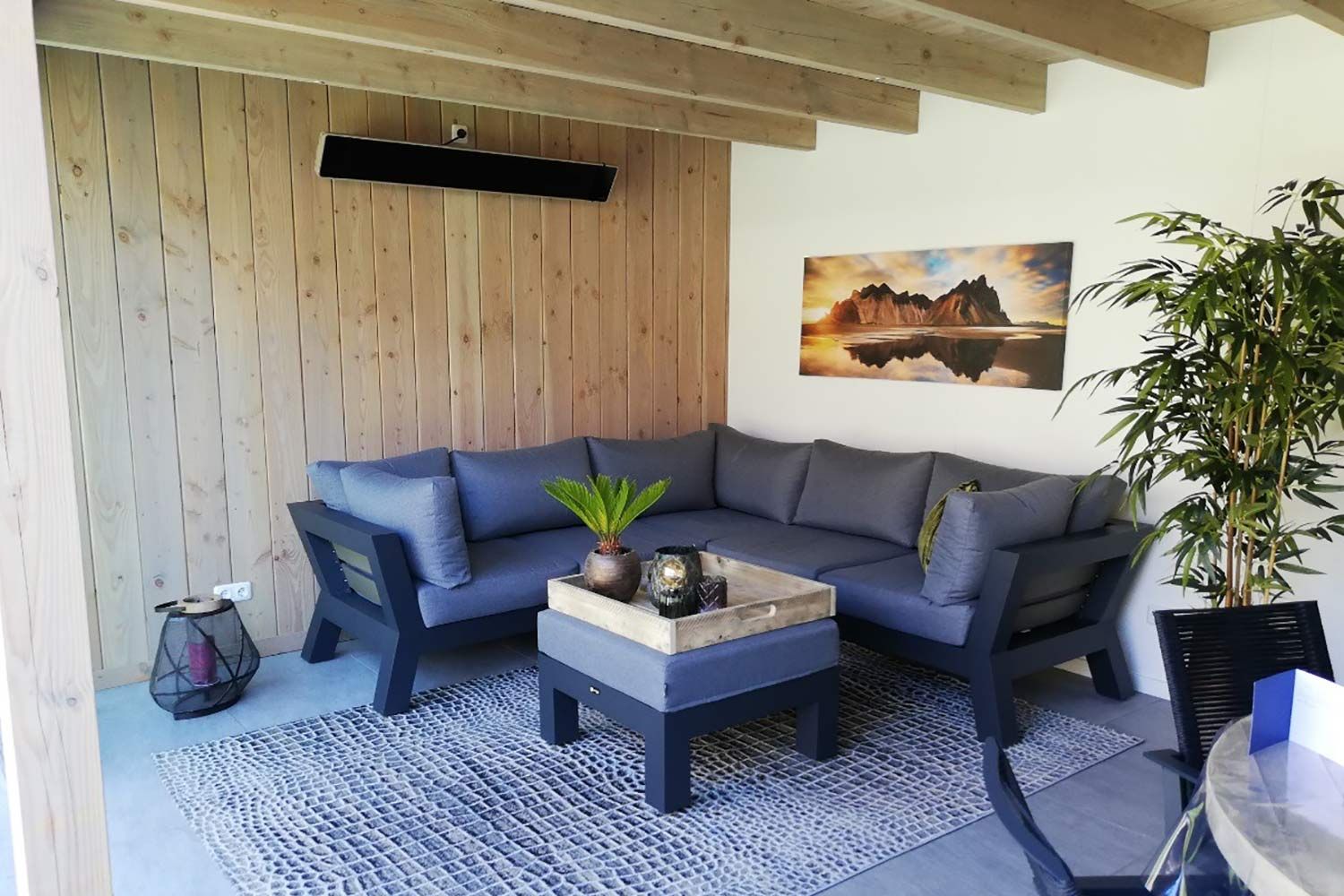 Santika Yovita hoek loungeset 4-delig thumbnail
