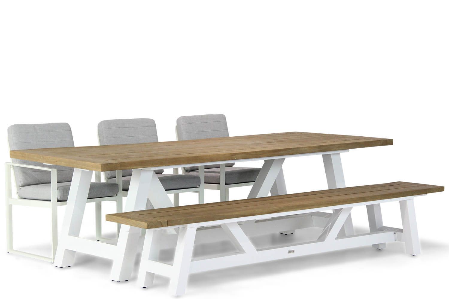 Santika Zaga/Florence 260 cm dining tuinset 5-delig thumbnail
