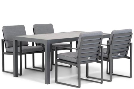 Santika Zaga/Residence 164 cm dining tuinset 5-delig