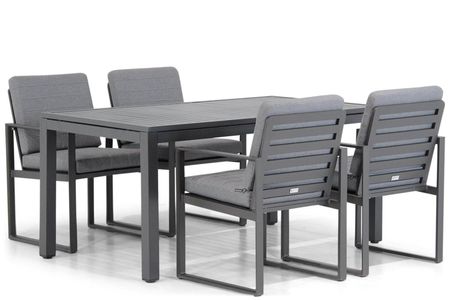 Santika Zaga/Concept 160 cm dining tuinset 5-delig