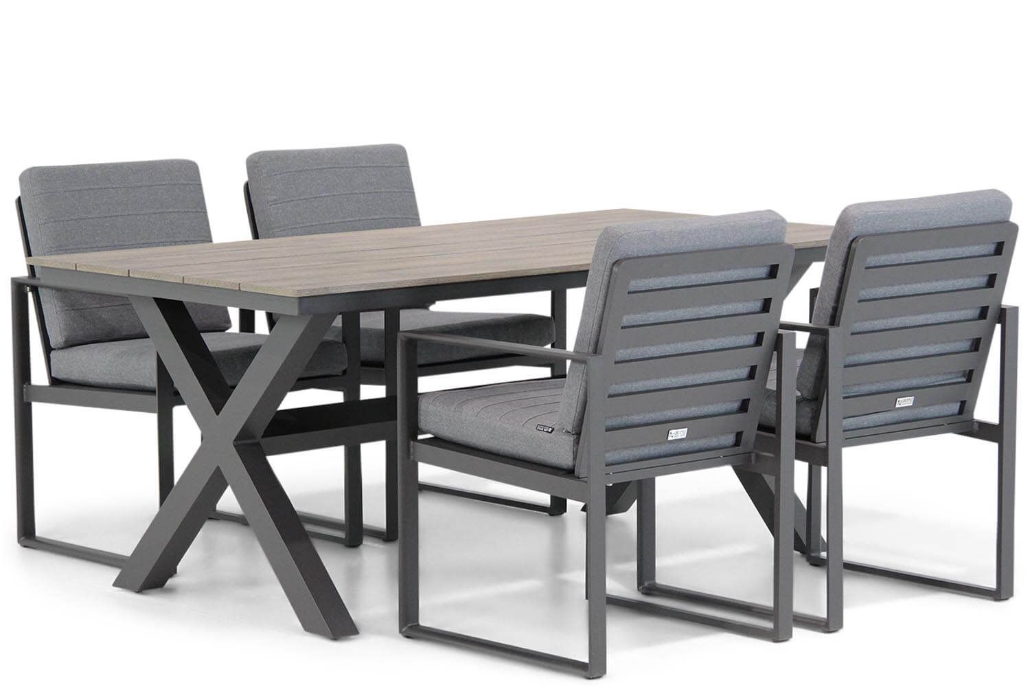 Santika Zaga/Forest 180 cm dining tuinset 5-delig thumbnail