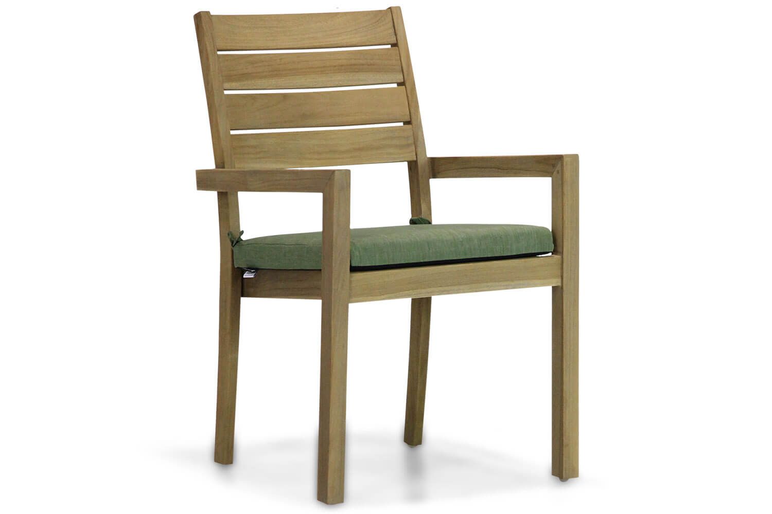 Zitkussen voor teak dining chair forest green thumbnail