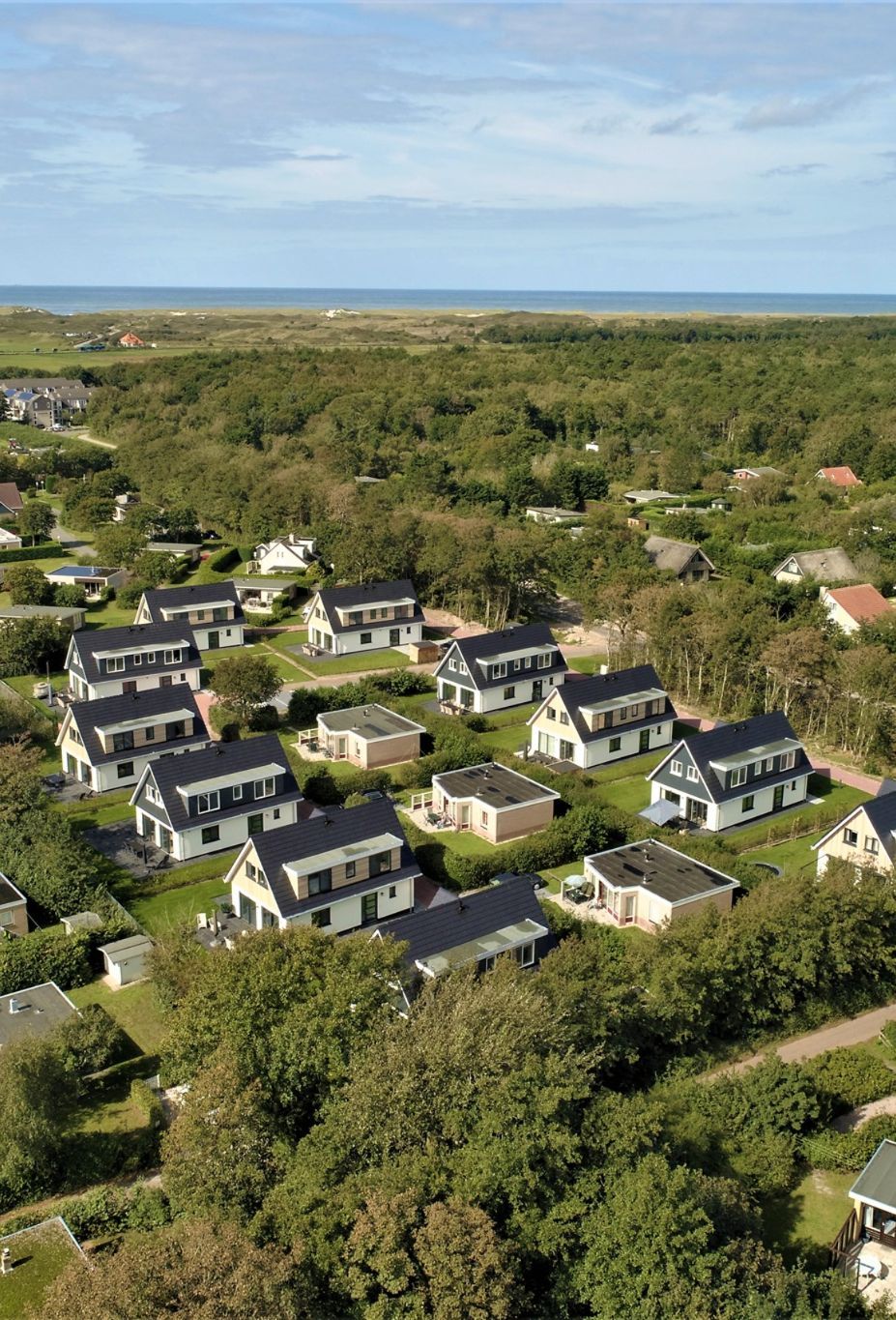 Vogelzicht van vakantiepark SoWhat