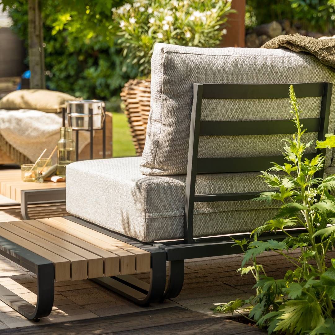 Industriële tuinstijl