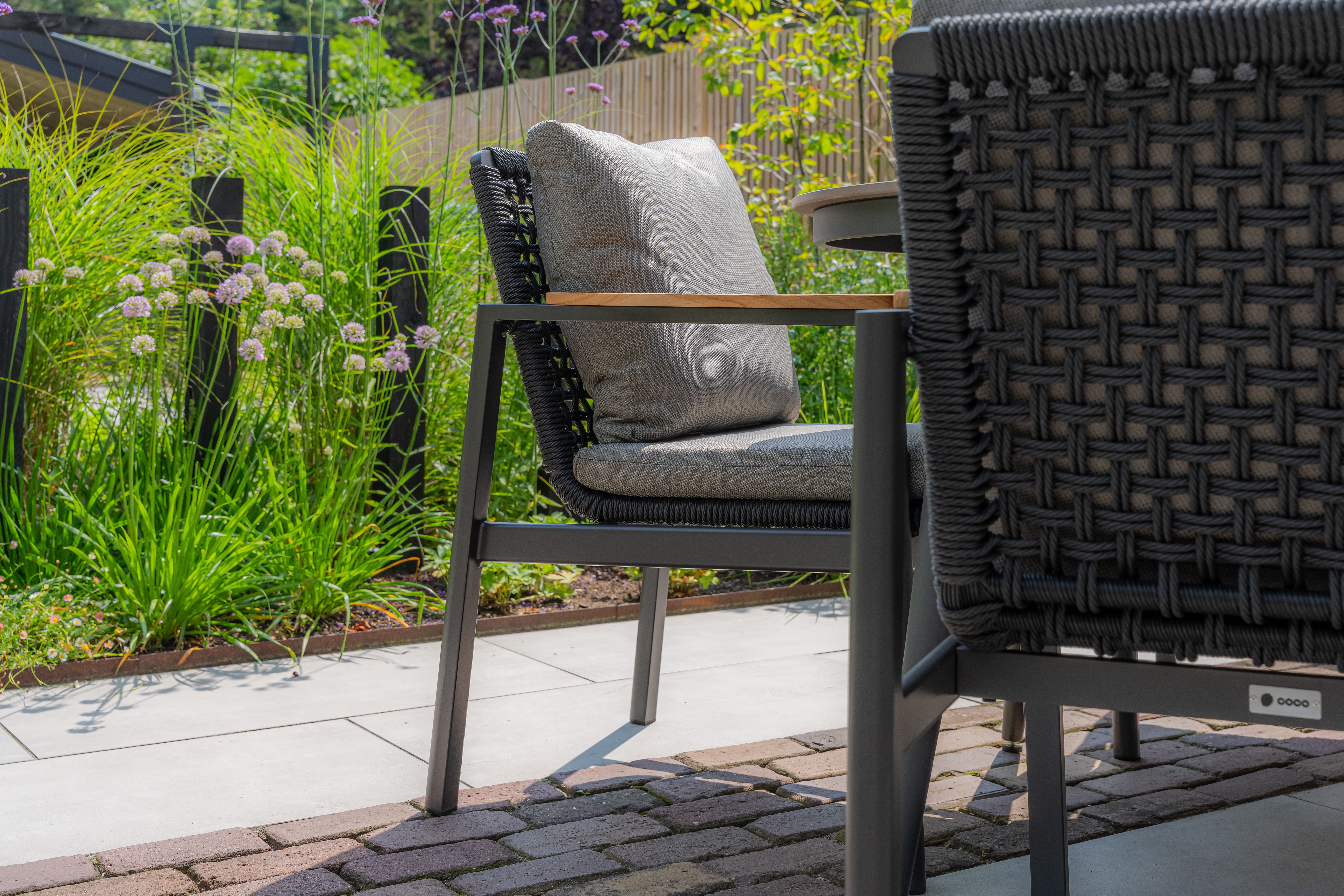 Rope tuinstoel - achteraanzicht