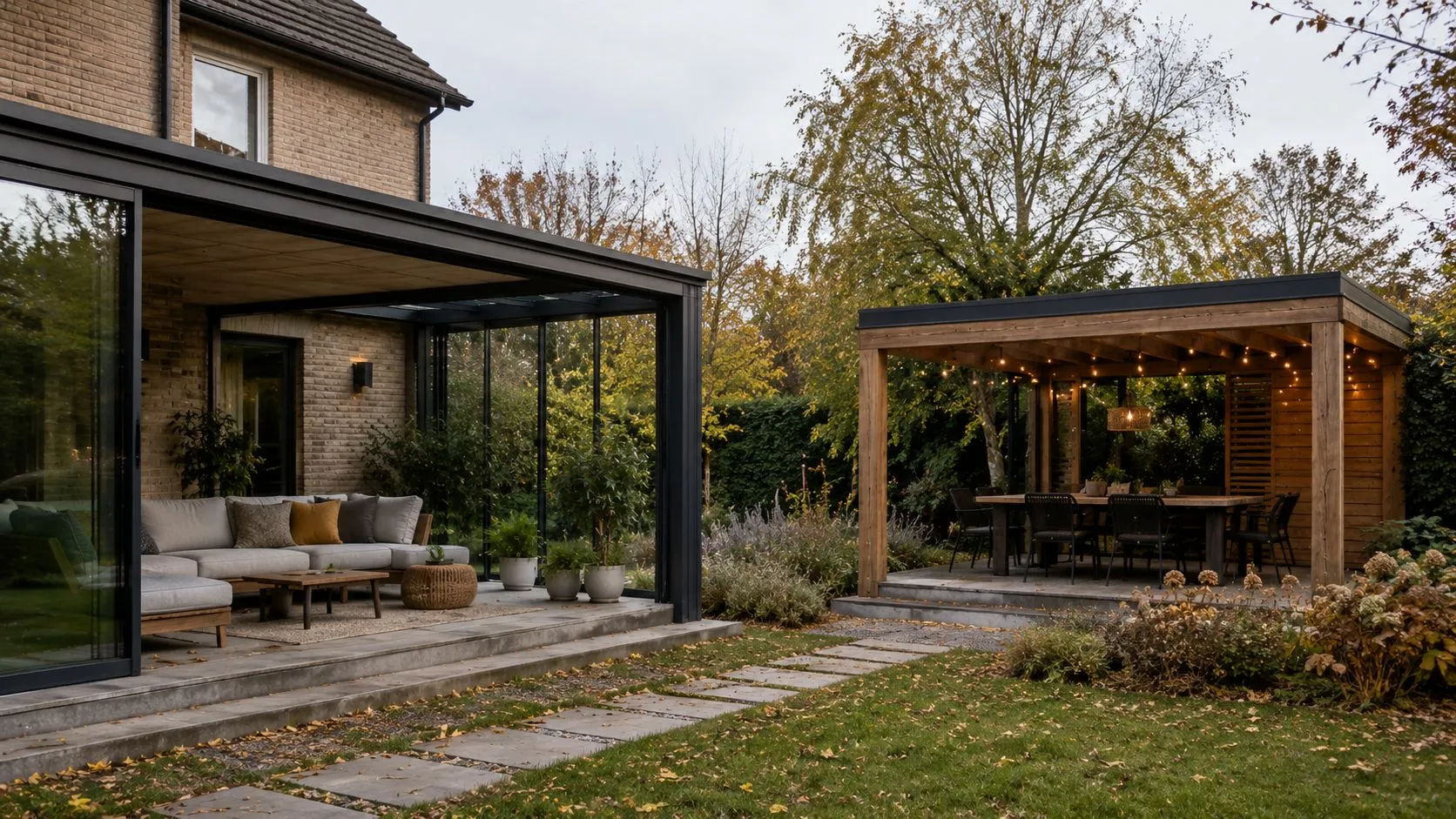 veranda of overkapping