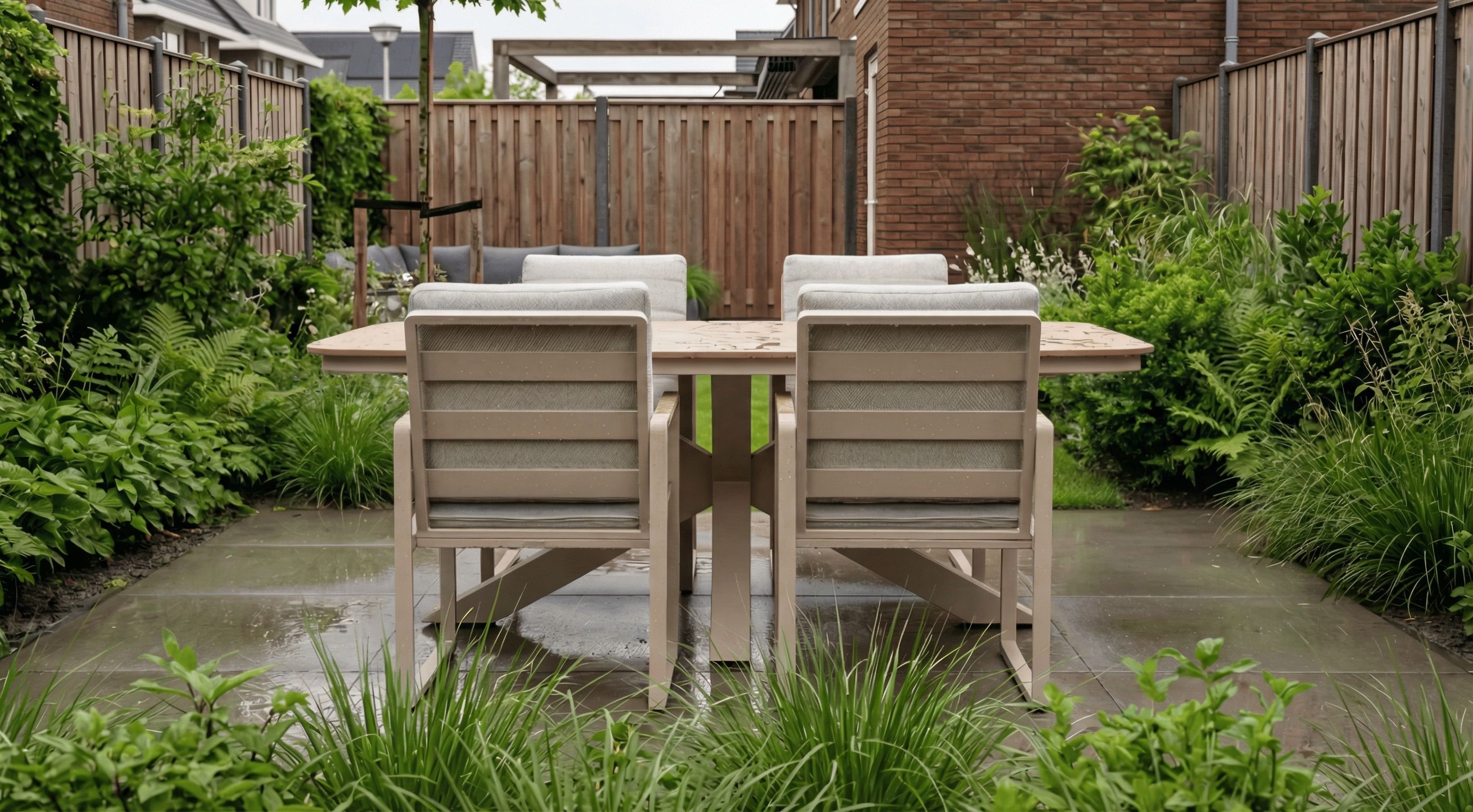 Welke tuinset kan buiten blijven staan?