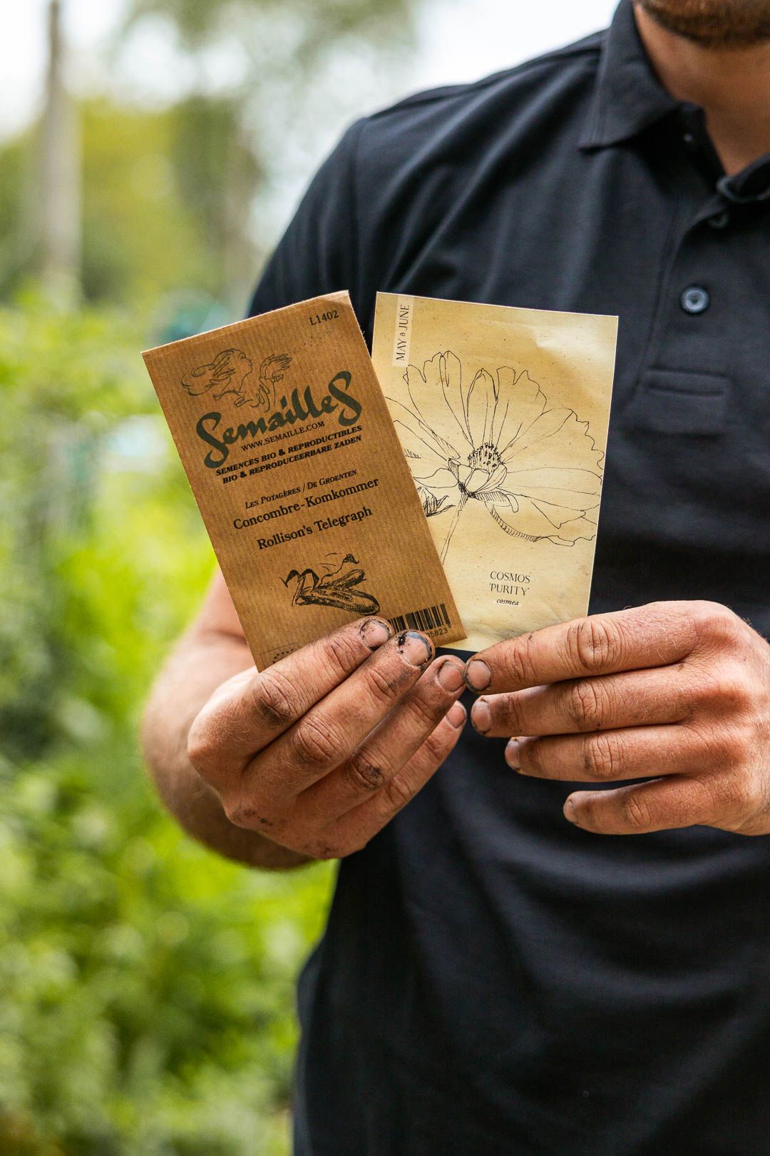 Zaadzakjes voor de moestuin