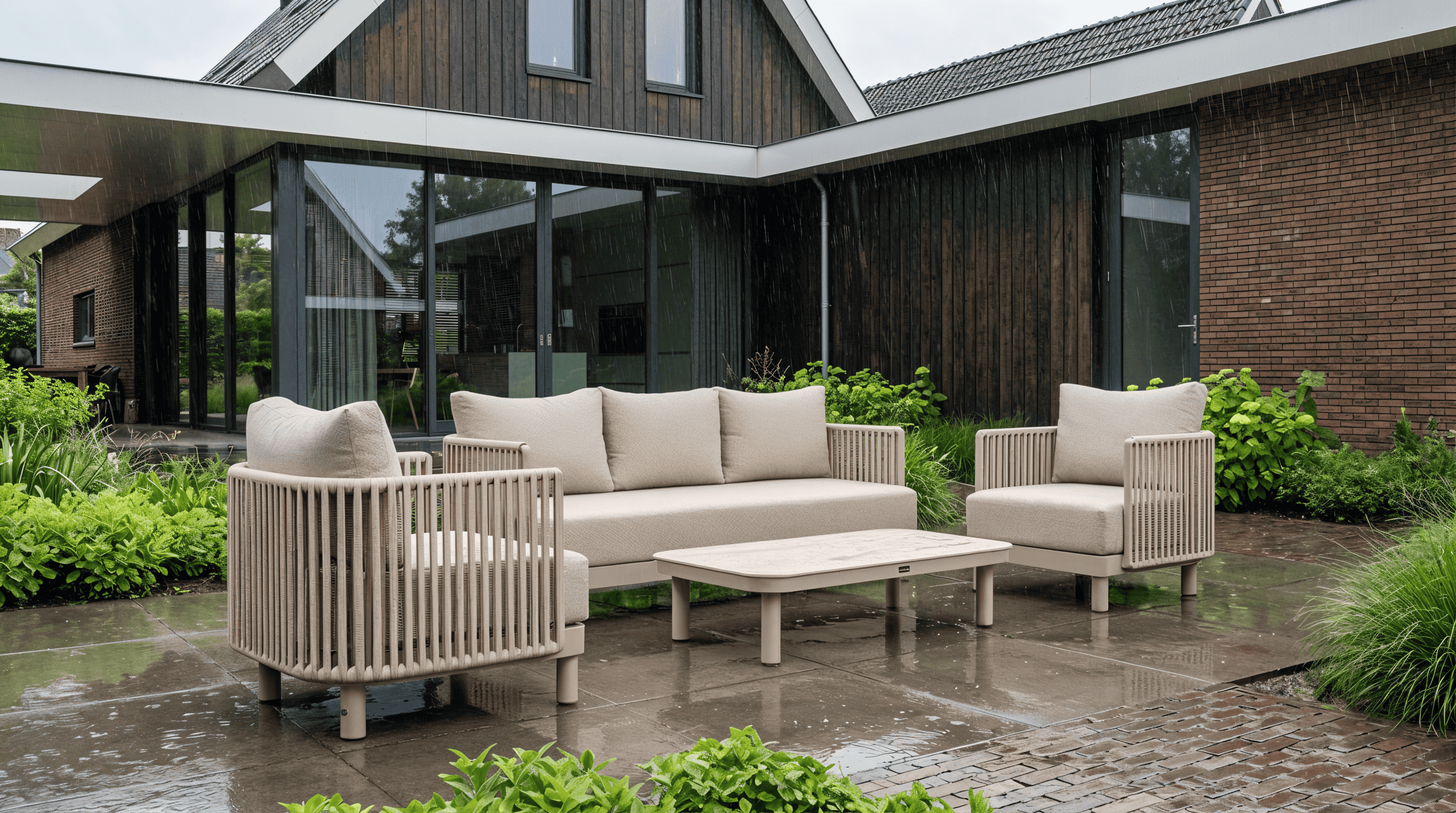 Welke tuinmeubelen kunnen buiten blijven staan? 