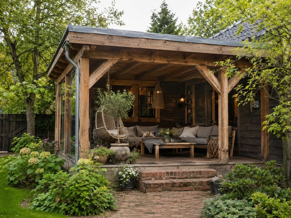 houten overkapping