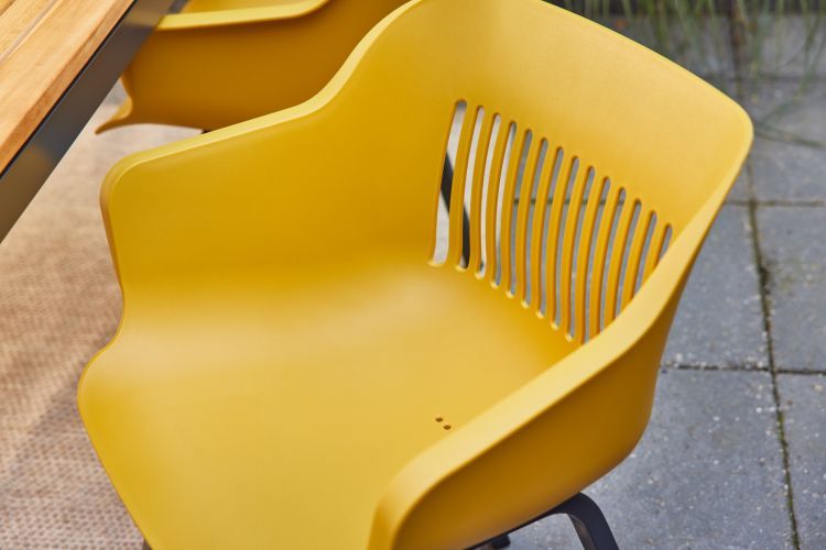 Gele Hartman stoel bij Tuinmeubelshop