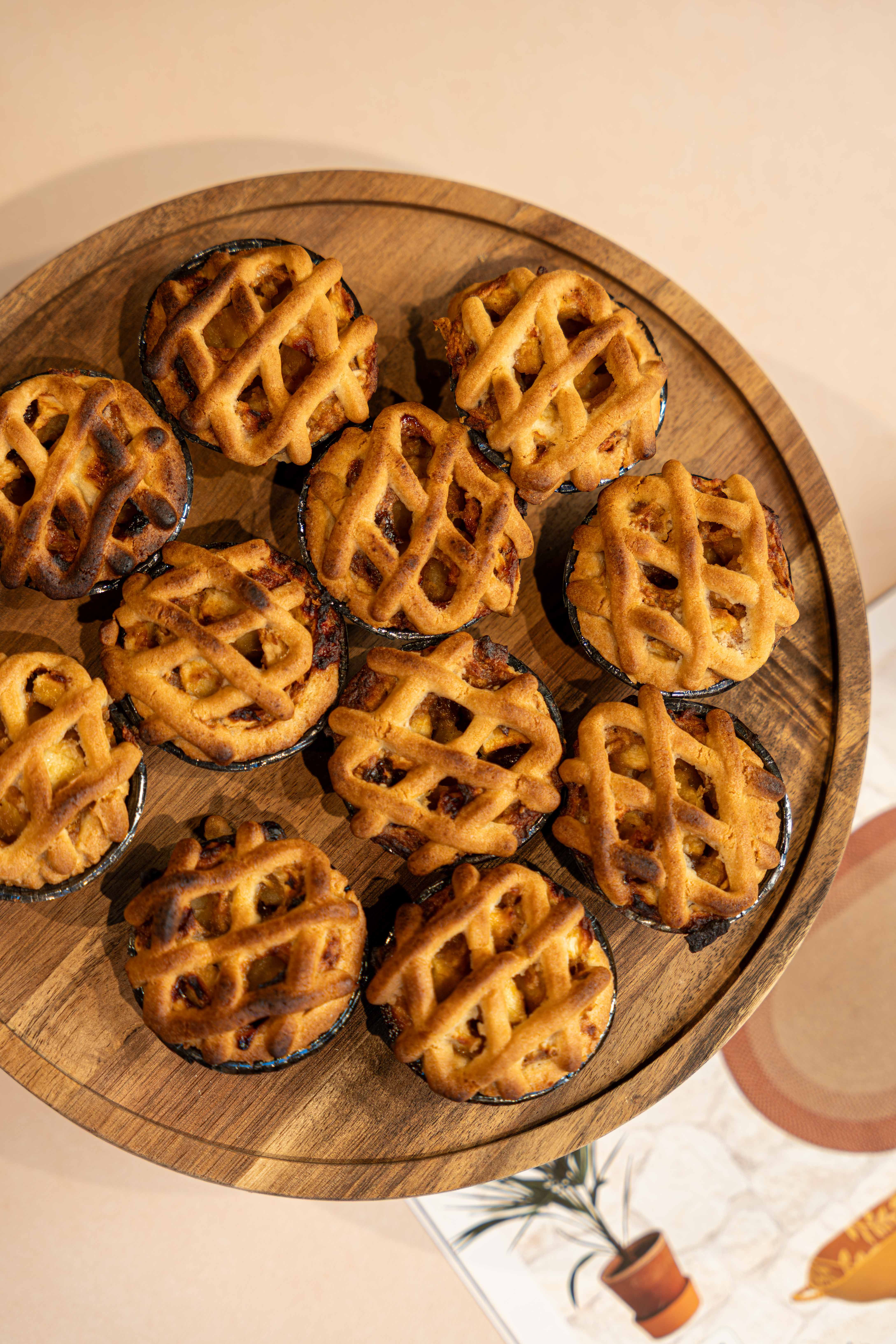 Appeltaart bij Tuinmeubelshop