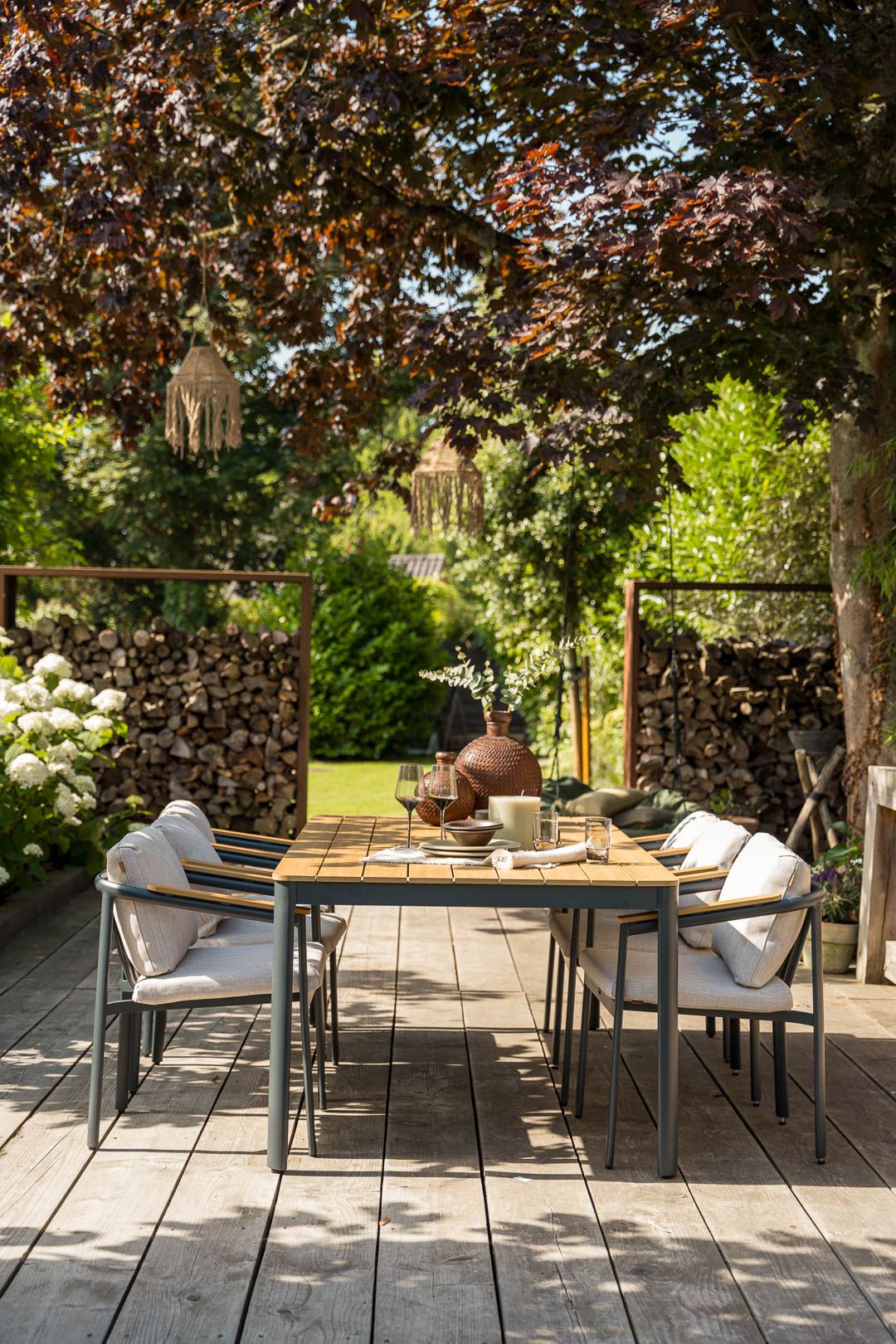 Industriële tuintafels