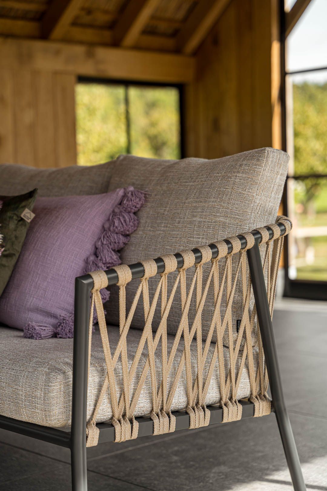 Landelijke tuinbanken