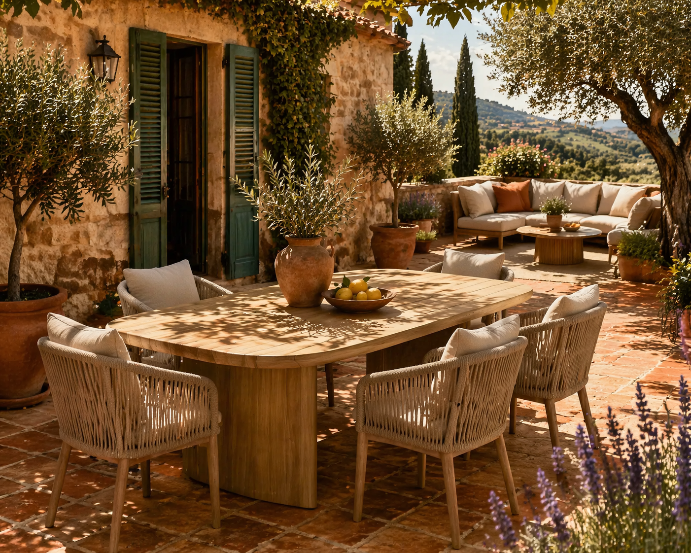 Italiaans terras sfeerbeeld